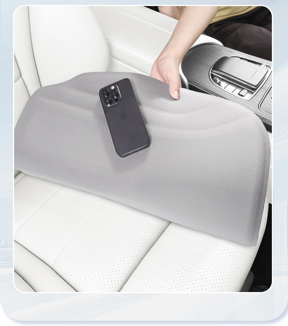 All-season universal car seat cushion, latex memory foam breathable seat cushion, heat-pressed one-piece office seat cushion, foreign trade
