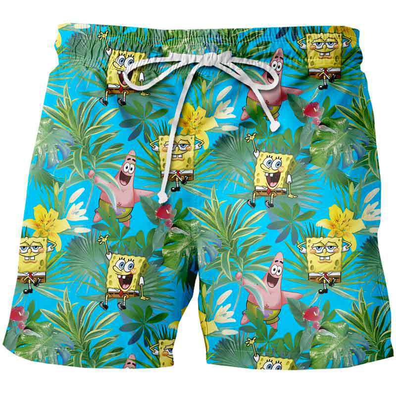 Pantalones cortos de vacaciones de playa con cordón transpirable de malla suelta de verano para hombres 2024 venta caliente spot de impresión digital 3D