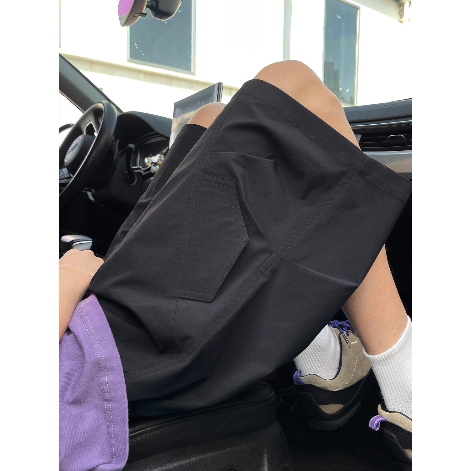 Ice Silk Breathable Quick-dry For Men And Women, Summer Thin Trendy Brand Five-point Beach Shorts, Outdoor Sports Casual_viptrois.com