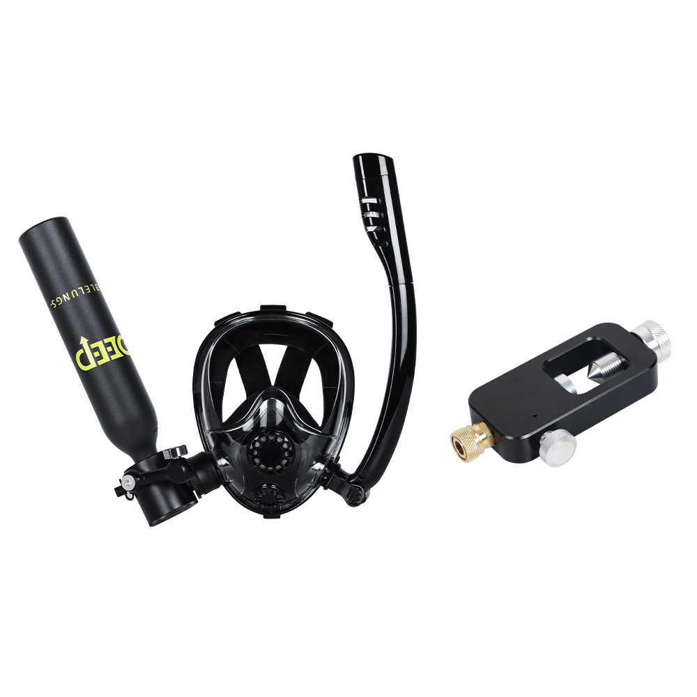 DIDEEP0.5LPlus nueva máscara de buceo, botella de oxígeno, respiración submarina, equipo de buceo, tanque de oxígeno de respiración