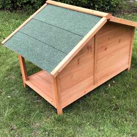 户外室内实木制狗屋大中小型狗窝防腐防雨水宠物屋猫屋图片杉木