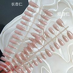 分碼條裝穿戴甲法式粉豹紋手工穿戴式假指甲國風美甲甲片批發穿戴