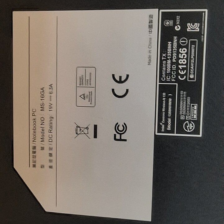 Suitable for Msi Ms-16Ga/Gc/Gd/Gh/Gf E1315 E1312 Laptop Battery