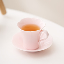 批发陶瓷茶杯粉色主人杯意式欧式咖啡小杯子套装单个喝茶杯子品茗