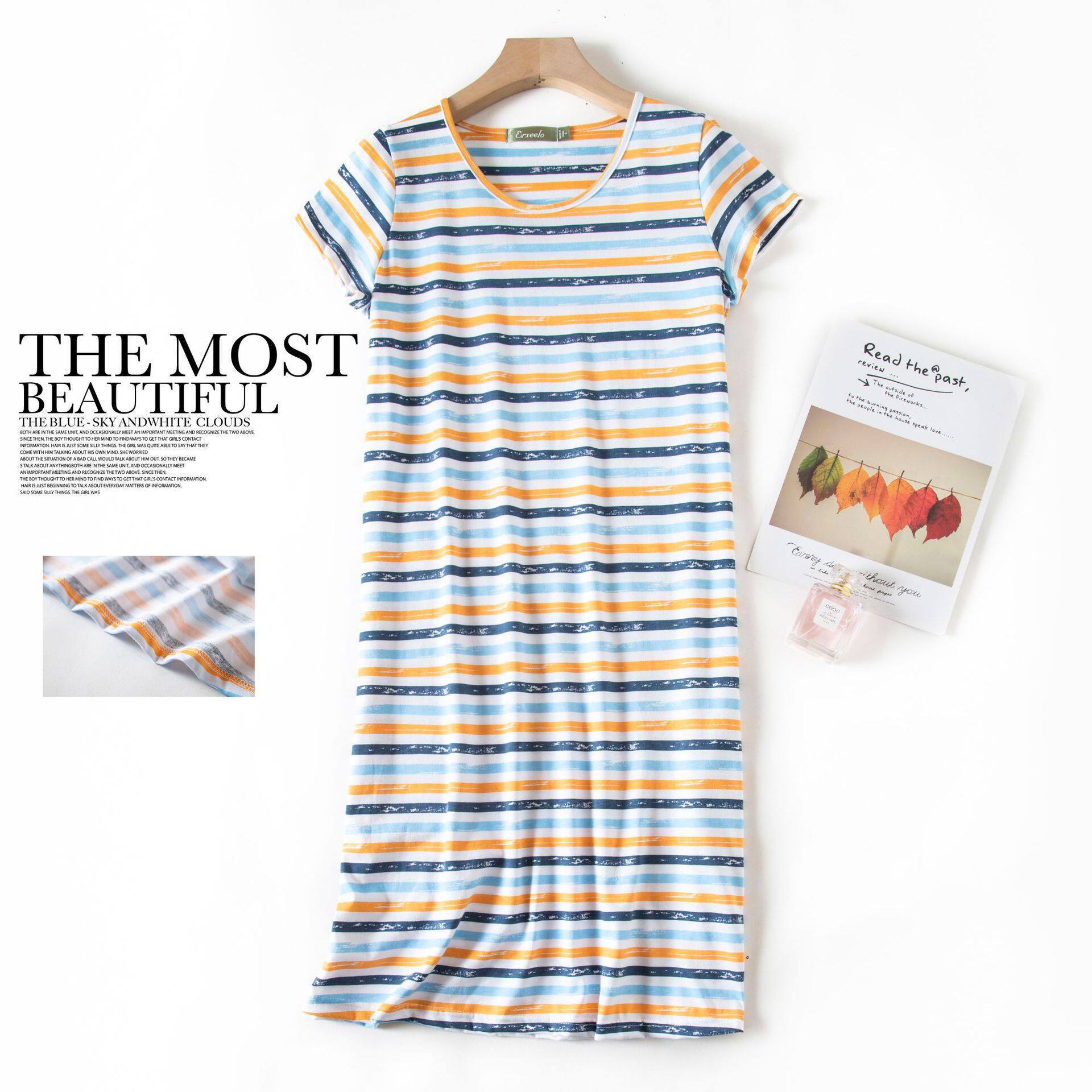 Stripes-orange-blue / S