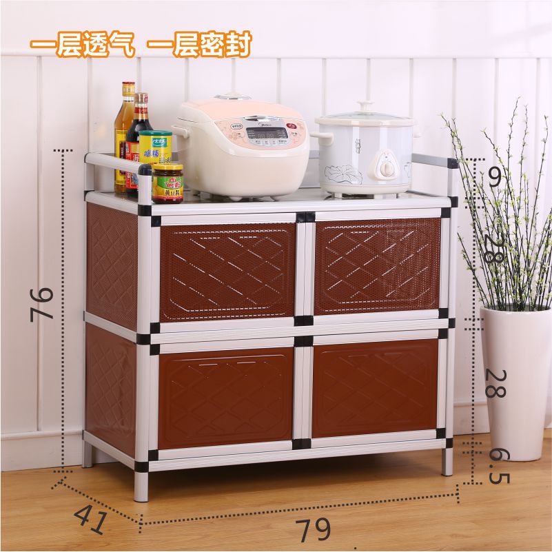 Fábrica de venta directa gabinete de platos gabinete de cocina doméstico simple gabinete armario de almacenamiento gabinete multifuncional