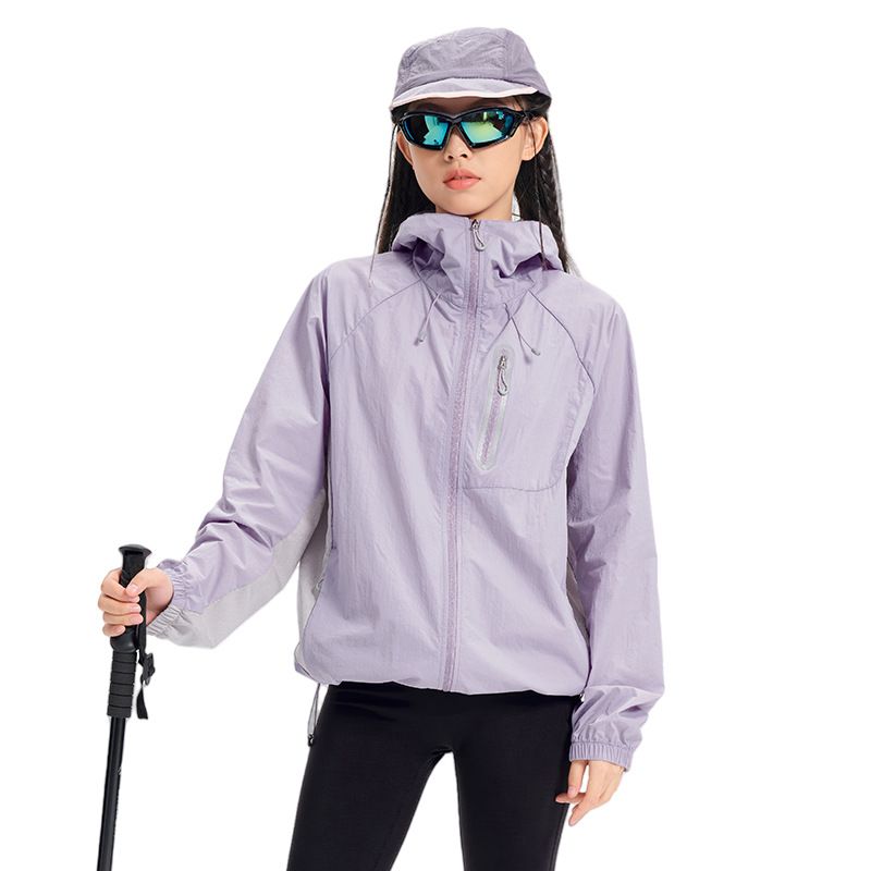 Cama de protección solar al aire libre, chaqueta de verano, ropa de protección solar para mujeres 2025, nueva ropa de piel ligera y transpirable anti-UV, hielo para hombres