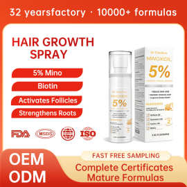 跨境5%米诺头发生长喷雾修护密发固发头皮护理精华液hair growth