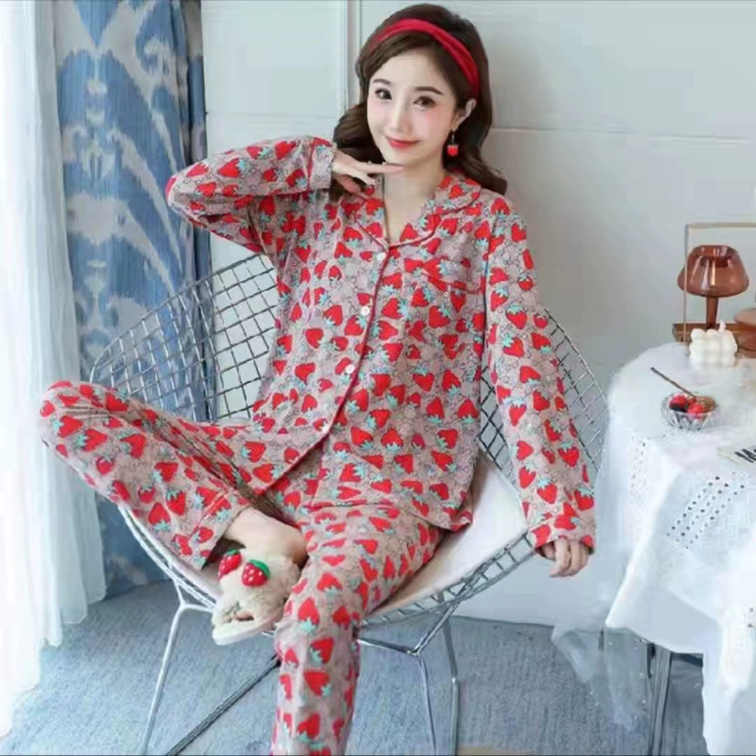 Юго-Восточная Азия, весенне-осенние брюки с длинными рукавами, имитация шелка, свободный женский комплект домашней одежды, тайские пижамы