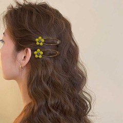 可爱花朵发夹女2025新款高端前额bb夹侧边夹碎发刘海夹高级感发卡