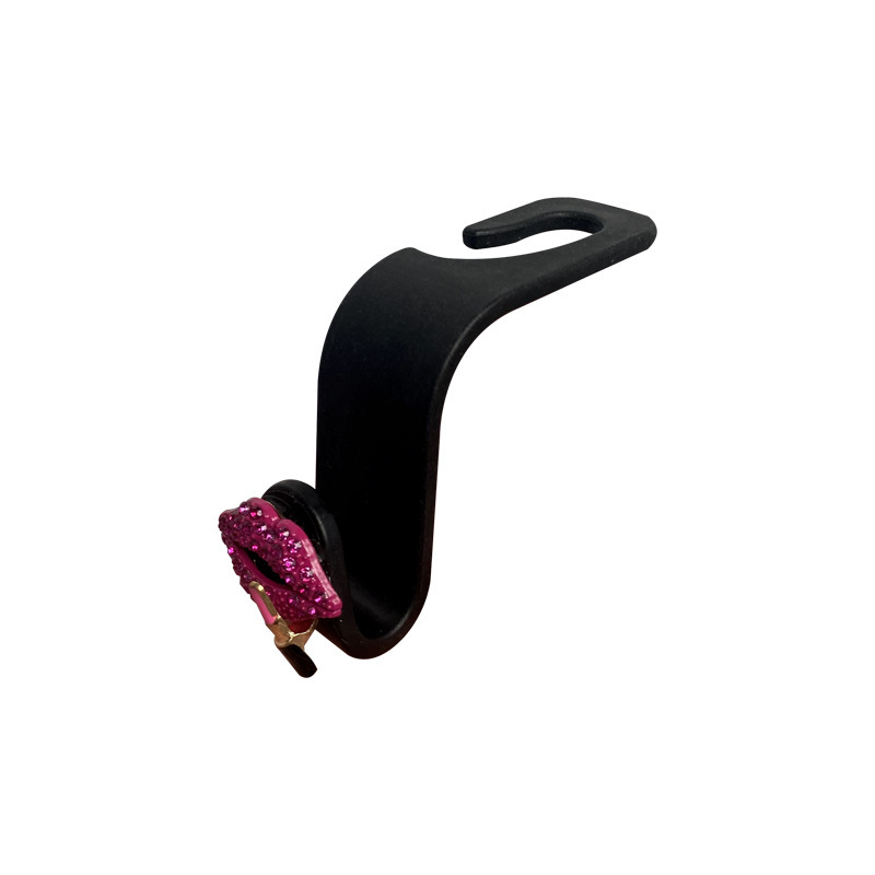 Gancho de coche de moda para coche adhesivo multifuncional mini lápiz labial labios gancho pequeño asiento de coche gancho trasero