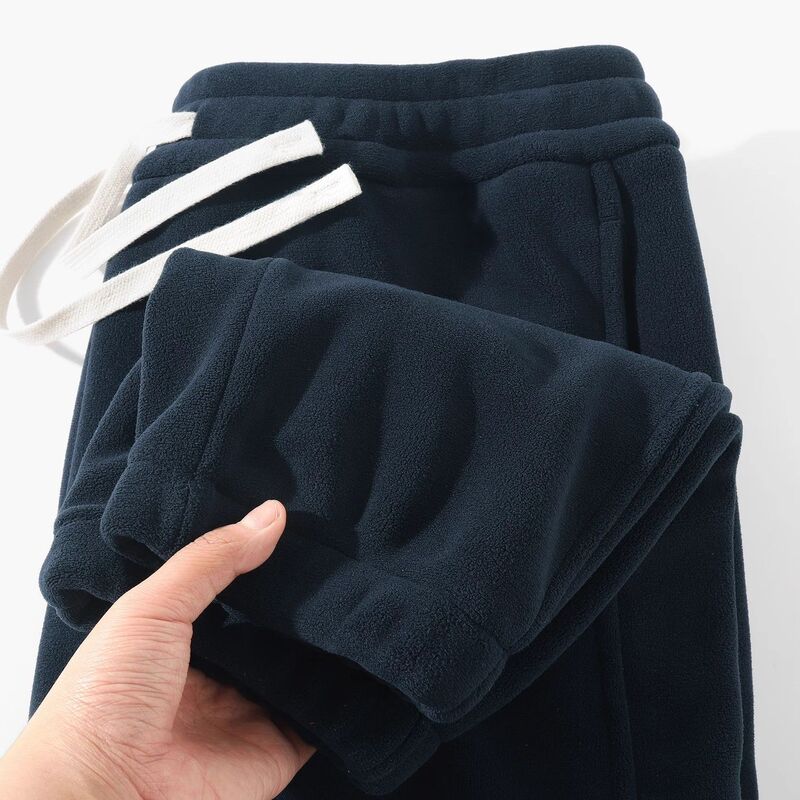Dirty-Resistant and Warm! 500g Heavyweight Dark Blue Austrian Velvet Thickeneded Windproof Leggings Sweatpants for Men and Women Casual Pants Dirty-Resistant and Warm! 500g Heavyweight Dark Blue Austrian Velvet Thickeneded Windproof Leggings Sweatpants for Men and Women Casual Pants