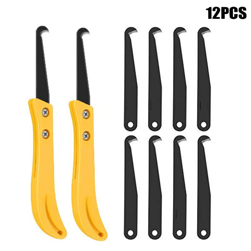 12件套地板瓷砖缝隙清洁去除工具灌浆锯刀边缘修整工具