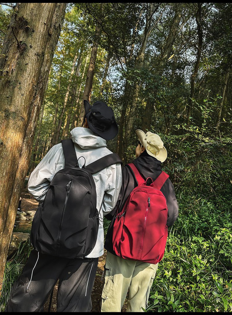 337g Weight Polyester Lining Material Sewing Thread Fashion Element Zipper Closure Type Double Shoulder Straps Strap Type Zipper Backpack Bags Type Holiday, Travel Occasion Oxford Cloth Material Waterproof Function Hiking Backpack Backpack Solid Color Pattern All Seasons Season Unisex Gender Classic Style, Sports Style Square Shape Large Size Waterproof Solid Color Holiday Travel Hiking Backpack 7