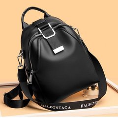 雙肩包女2024新款pu軟皮韓版旅行背包休閒潮搭款時尚大容量學生包