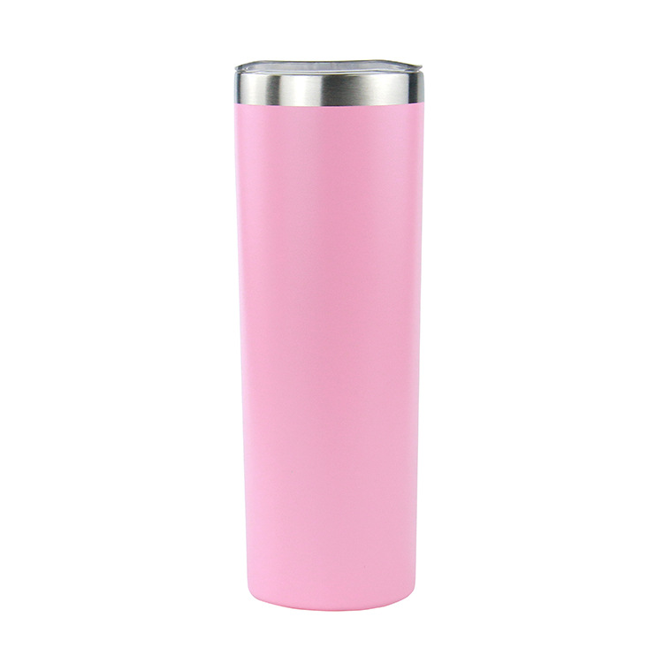 Comercio exterior 20oz doble vacío taza de acero inoxidable taza de café portátil taza de automóvil taza de plástico por pulverización taza de cuerpo recto image 15