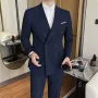 商务结婚男士修身礼服