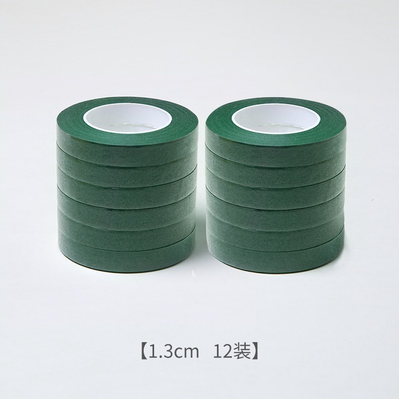 Cinta estrecha 1cm de ancho pegamento de sellado para estudiantes ramo de flores material de embalaje material de bricolaje hecho a mano cinta transparente