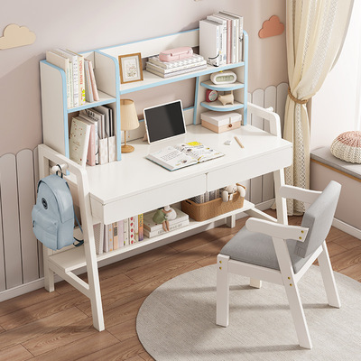 Northern Europe The computer table desk bookshelf one household bedroom Writing Simplicity student study Tables and chairs suit