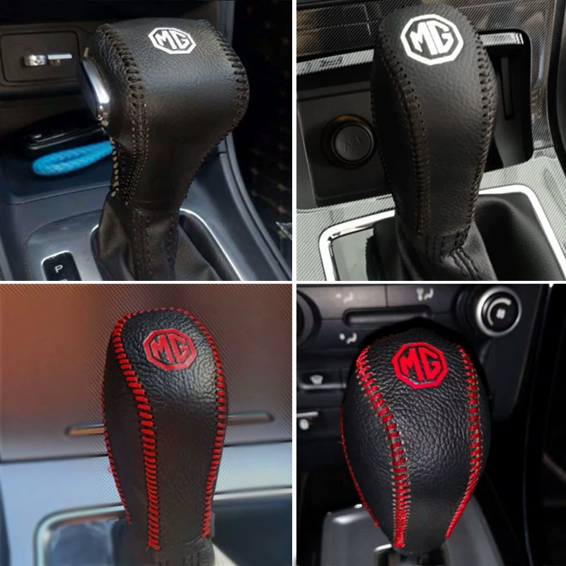 Трансграничная новая известная MG MG6 Ruiteng ZS острая крышка ручки шестерни MG3 крышка тормоза редуктора кожаная крышка рычага переключения передач