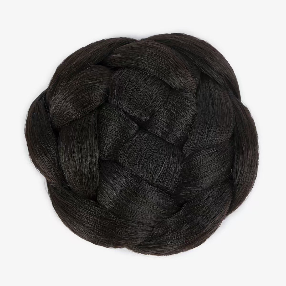 Bolsa de pelucas de moda antigua, estilo chino, pelucas de pelo, pelucas de pelo, bolsas de pelo, brote de flores, tocado de pelo aleatorio