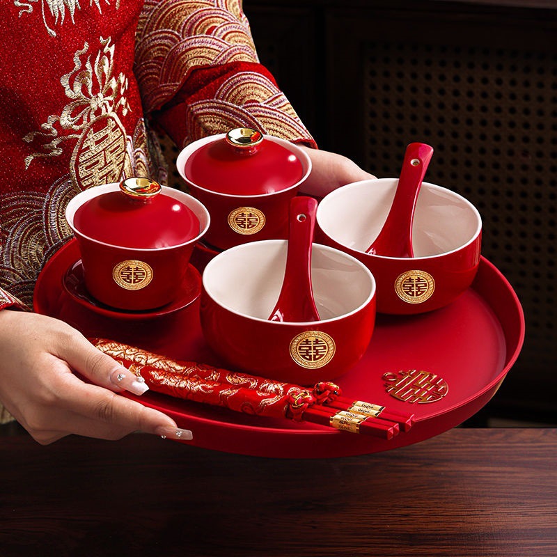 Wedding Celebration Cup Happy Bowl Hi Cup Chinese -style Tea…