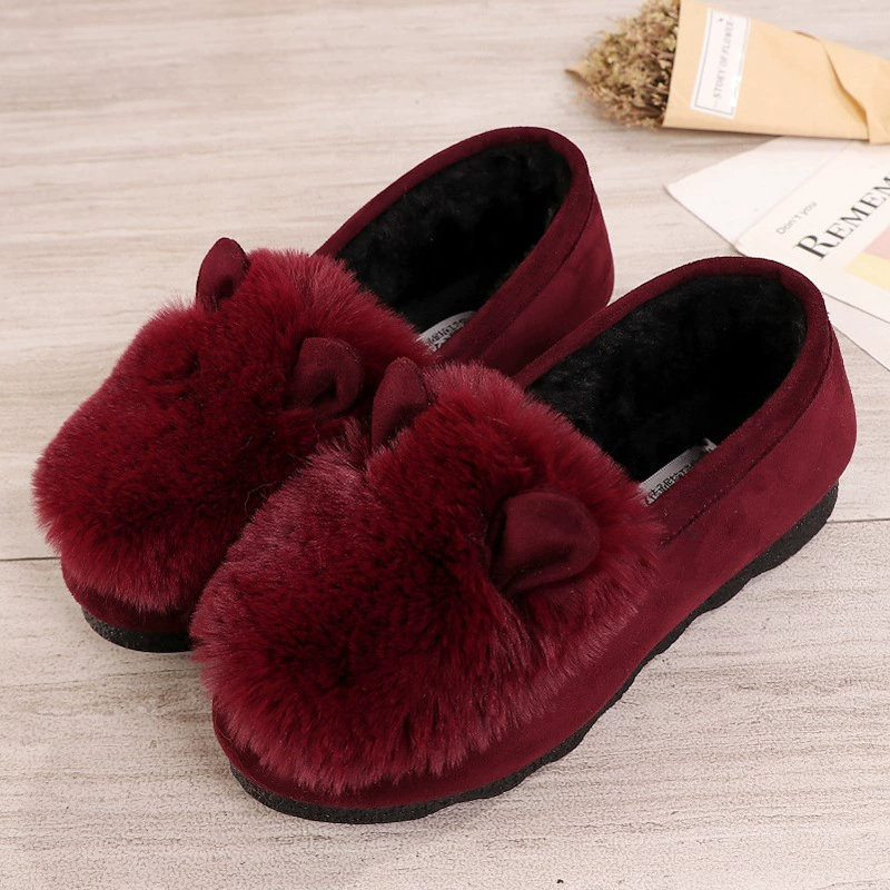 Fleece-Lined Warm Shoes...