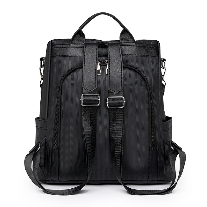 Comercio exterior al por mayor 2024 nueva mochila de cuero suave para mujer antirrobo de alta calidad