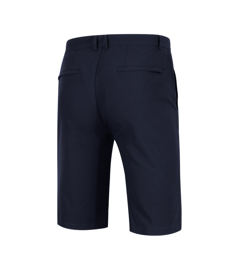 Quần short golf nam PGM vải polyester co giãn thoáng khí — Quần short nam màu trơn KUZ078 màu xanh da trời, Quần short nam màu trơn KUZ078 màu trắng, Quần short nam màu trơn KUZ078 màu xanh hồ, Quần short màu trơn nam KUZ078 màu xám chi tiết 13
