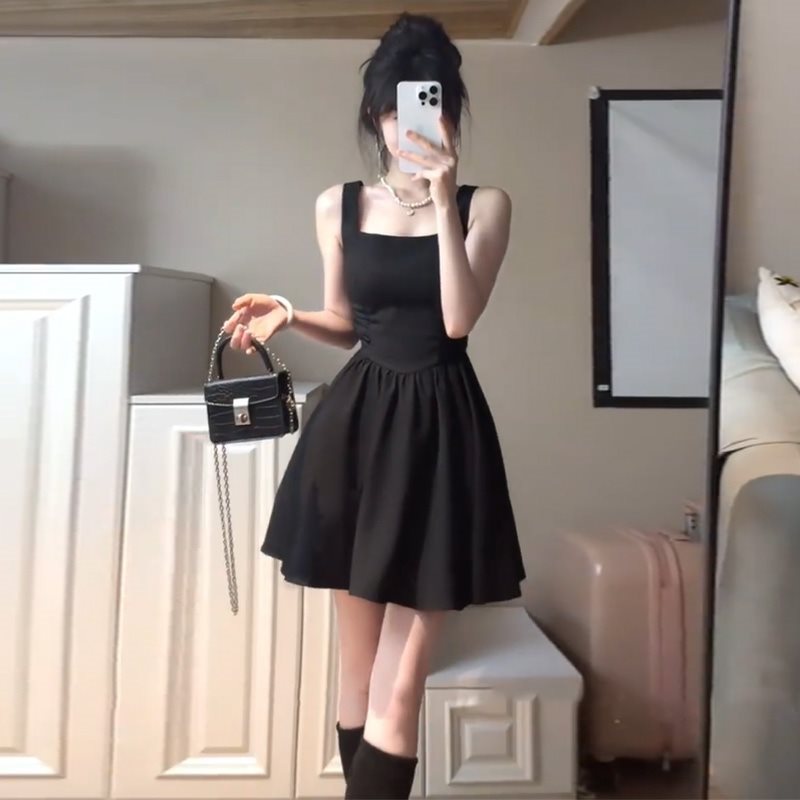 Black summer dress