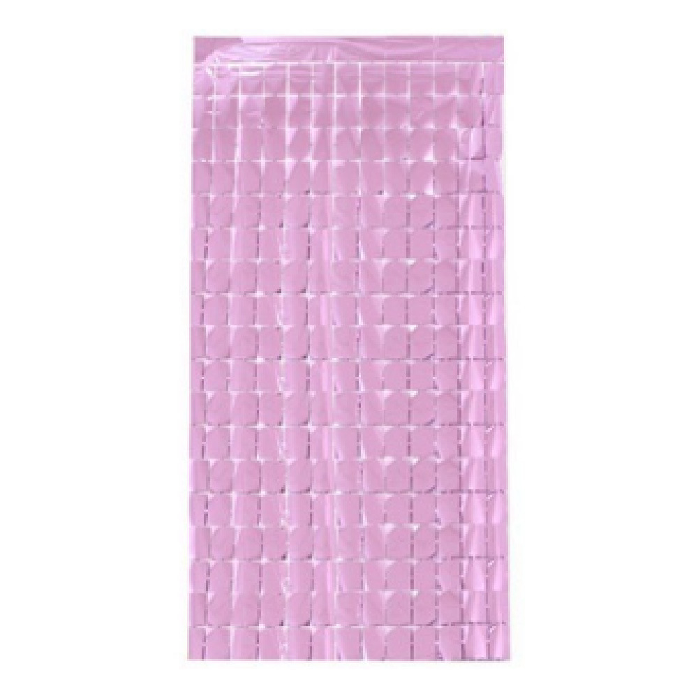 Cuadrado cuadrado cortina de seda de lluvia decoración de la pared de fondo 1 * 2m decoración brillante fábrica al por mayor comercio exterior