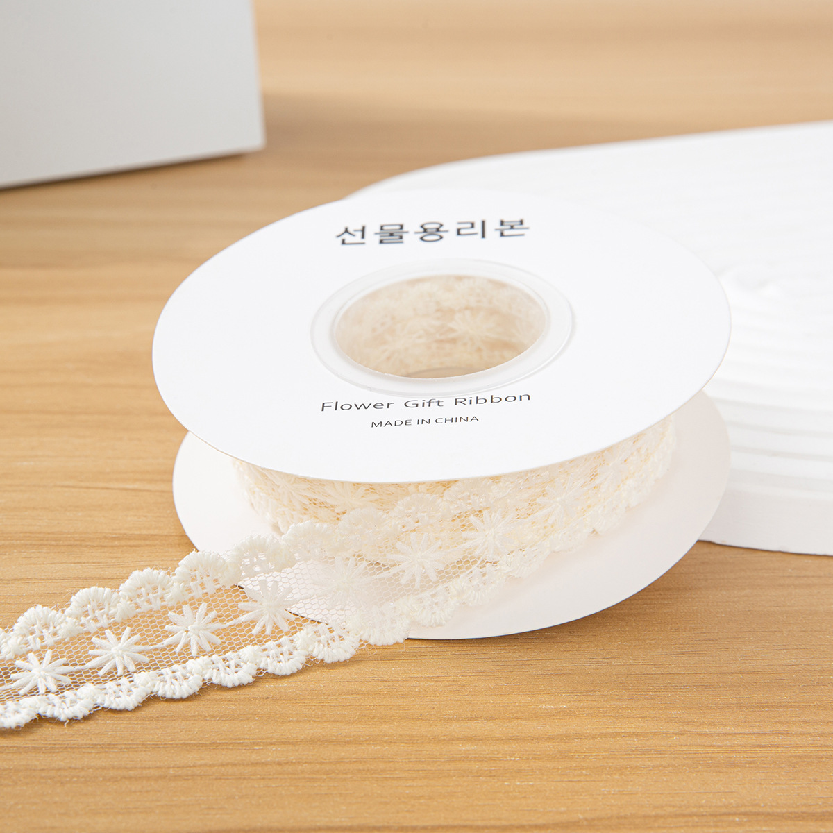 透明レースウェビングメッシュ刺繍ミルクシルク DIY リボンヘアアクセサリー花包装衣類アクセサリー