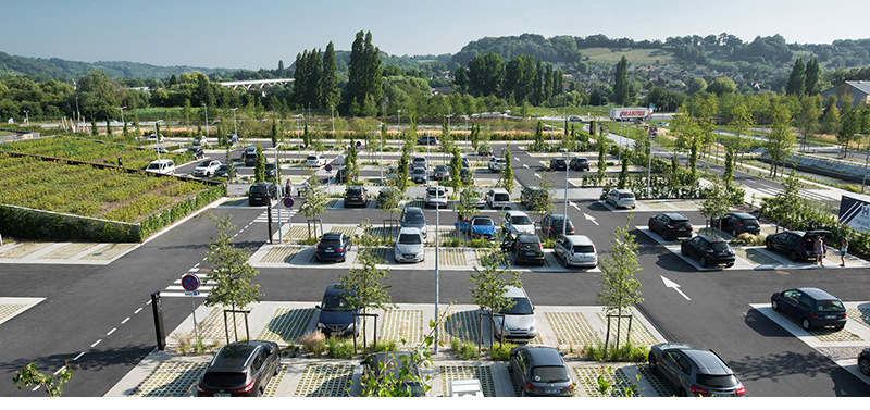 Led shoebox light Application