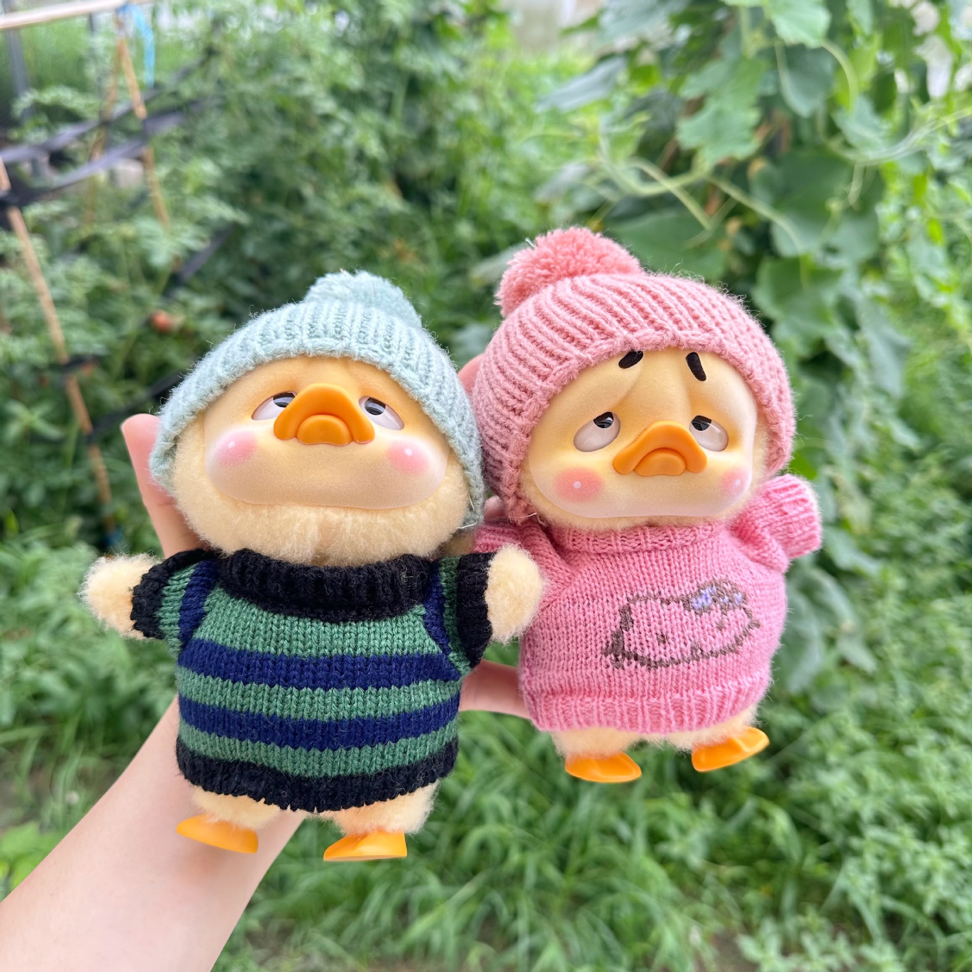 僅衣服】煩人呀上班好煩鴨系列公仔娃衣盲盒小黃鴨玩偶衣服套裝萌