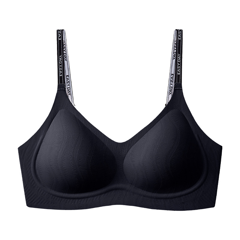 Carta cinturón de hombro ropa interior deportiva hermosa espalda transpirable sin signos de retracción senos de soporte suave anti-caída copa fija sujetador