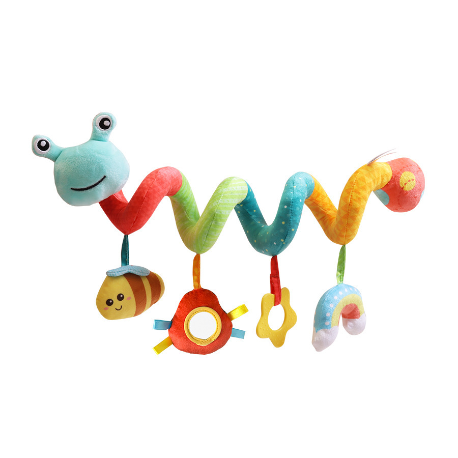 Allthink Baby Snail Bed alrededor de calmar colgante espiral carro colgante campana bebé puzzle muñeca de educación temprana juguetes