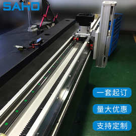 风情罩齿轮齿条双轨摄像垂直滑台 1吨载重齿条对称电动模组