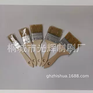 厂家批发油漆刷船用防水刷工业用木柄刷烧烤刷加厚清洁刷