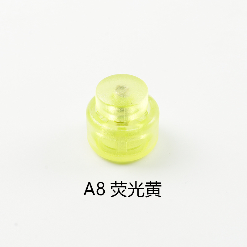 プラスチックスプリングバックル、透明弾性ロープバックル、衣類ロープ、ゴムバックル、キャンディーカラーバックル、カラフルなダブルシュリンクバックル|undefined