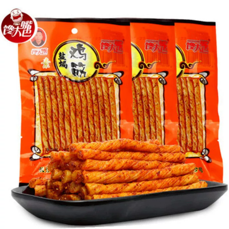 Говяжьи сухожилия острые полоски, большой рот, соленые куриные сухожилия