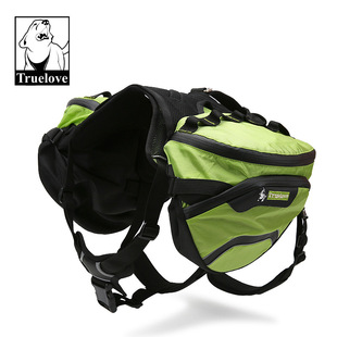 Truelove Pet Dog Chest Back Backpack Outdoor Cross-country Mountain Climbing Training for Large and Medium Dogs