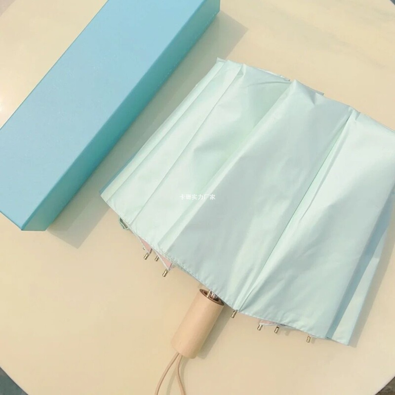 女性用16本骨傘、晴雨兼用折りたたみ日よけ傘、日焼け止め、UVカット、耐風傘|undefined