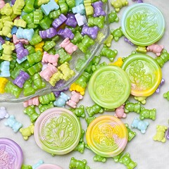 ファイアペイントシールワックス粒子卸売ツールレトロラッキースター封筒シールカラー発光マカロン彫刻