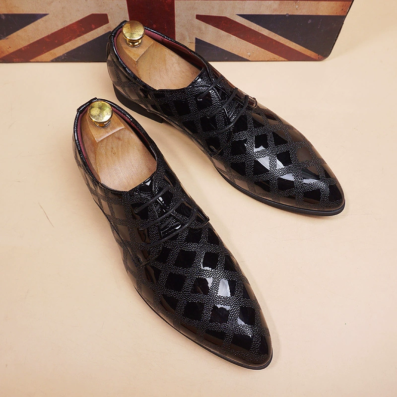 Весна и лето супер длинные мужские корейские туфли