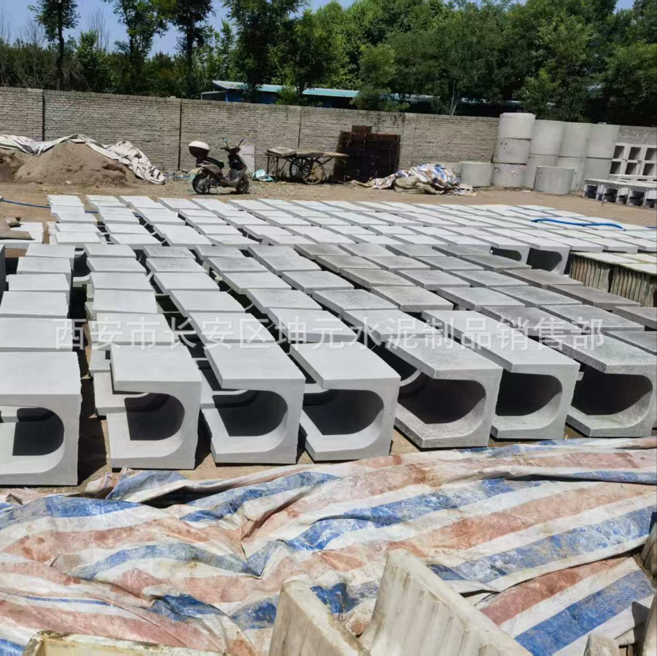 A安康咸阳铜川西安商洛延安混凝土水渠混凝土水渠U型槽成品地沟