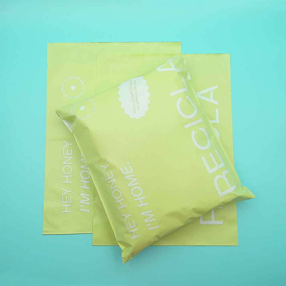 Biodegradable Express bolsa autoadhesiva bolsa de correo express bolsa de transporte bolsa de protección del medio ambiente biodegradable bolsa de embalaje de plástico