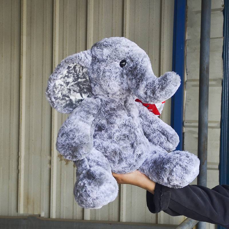 Peluche de elefante ultramoderno con efecto tie-dye, juguete de peluche para niños, almohada para dormir, venta al por mayor