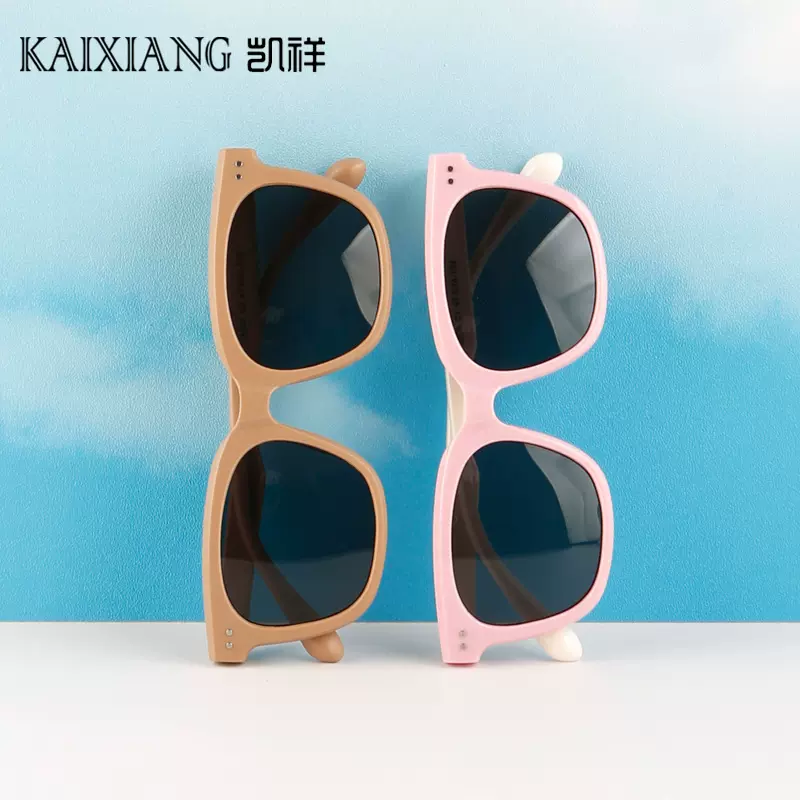 硅胶太阳镜男女童时尚潮流高清偏光儿童墨镜宝宝防紫外线小孩眼镜