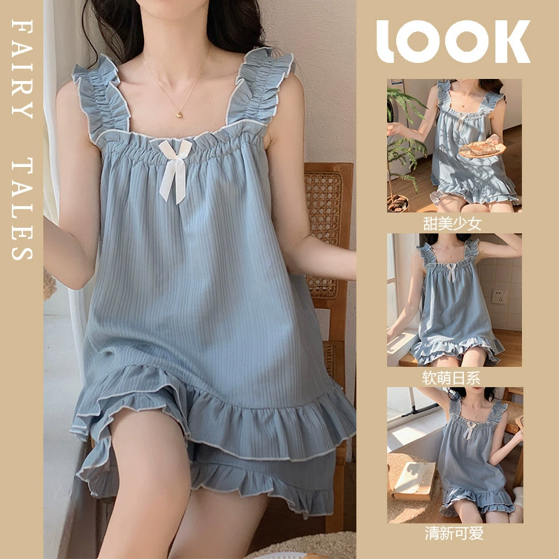 Top with cups, summer pijama, cute set, lifting effect
