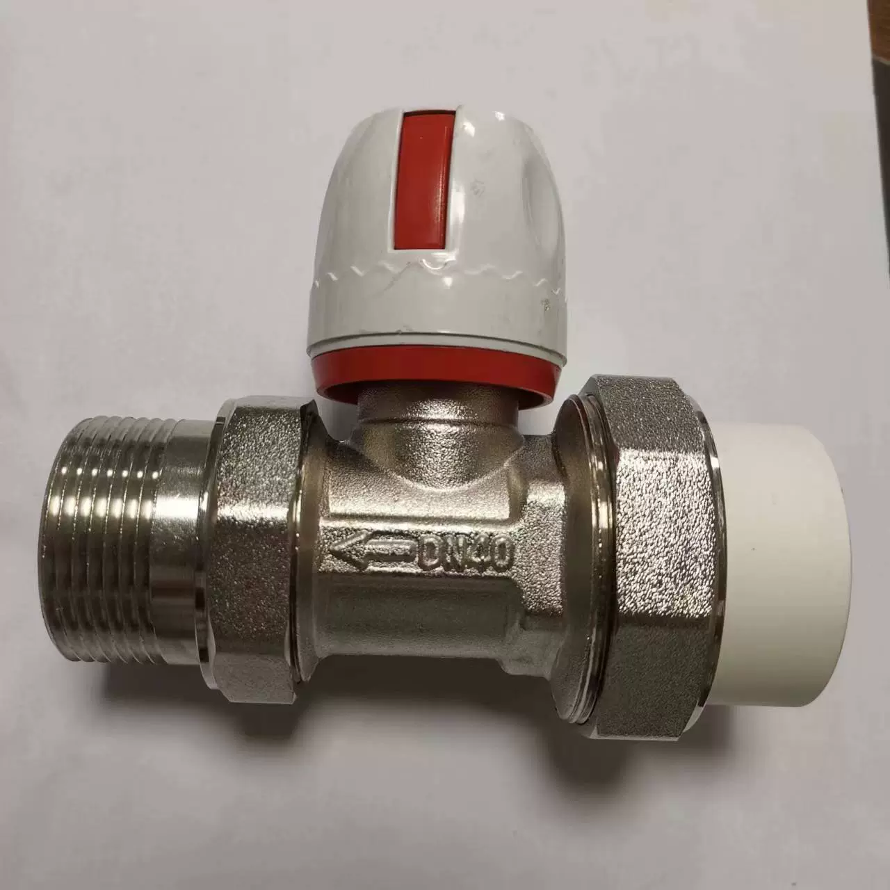 优质黄铜直角式内外丝手动PPR温控阀 温度调节控制阀暖